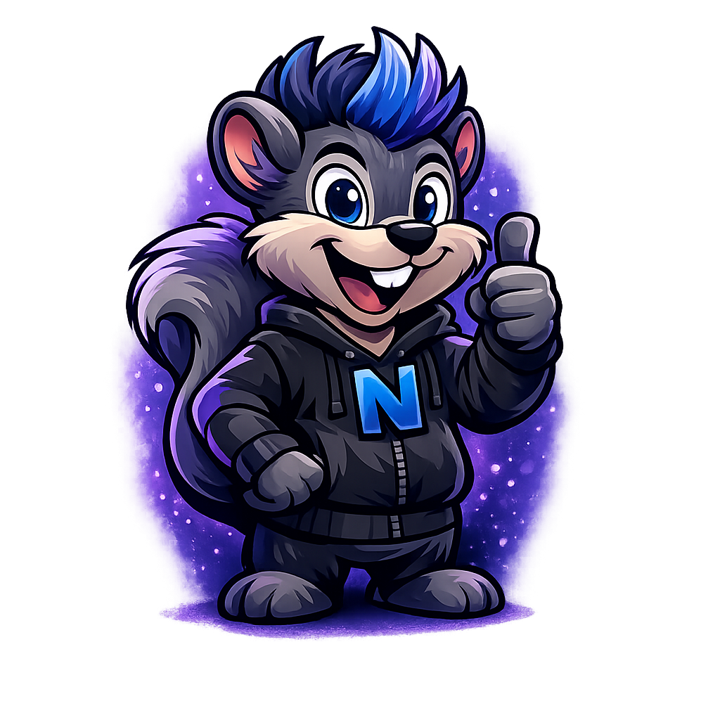 NuttaBuddy mascot logo